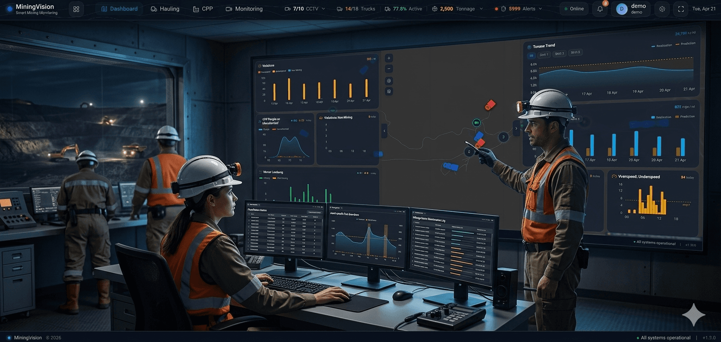 FleetSync mining fleet overview